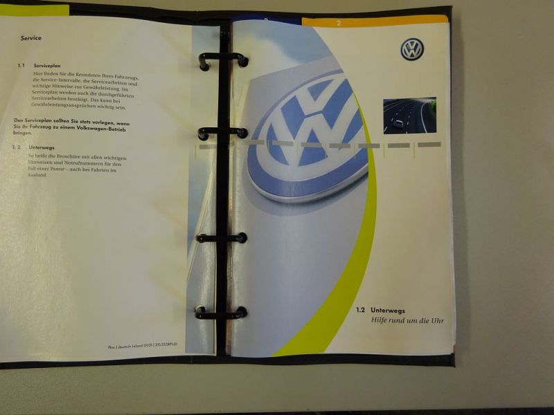 Bedienungsanleitung / Betriebsanleitung Bordbuch von 05/20001VW LUPO (6X1, 6E1) 1.0
